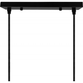 GloboStar Ροζέτα Φωτιστικού Οροφής DIY Ορθογώνια 300x50mm με 2 Τρύπες Μαύρη σε Μαύρο Χρώμα 90820 GloboStar Ροζέτα Φωτιστικού Οροφής DIY Ορθογώνια 300x50mm με 2 Τρύπες Μαύρη σε Μαύρο Χρώμα 90820