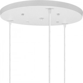 GloboStar Ροζέτα Φωτιστικού Οροφής Στρογγυλή Φ400mm με 3 Τρύπες Λευκή σε Λευκό Χρώμα 90812 GloboStar Ροζέτα Φωτιστικού Οροφής Στρογγυλή Φ400mm με 3 Τρύπες Λευκή σε Λευκό Χρώμα 90812
