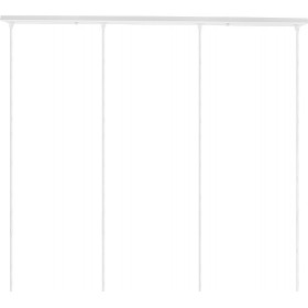 GloboStar Ροζέτα Φωτιστικού Οροφής DIY Ορθογώνια 1200x50mm με 4 Τρύπες Λευκή σε Λευκό Χρώμα 90825 GloboStar Ροζέτα Φωτιστικού Οροφής DIY Ορθογώνια 1200x50mm με 4 Τρύπες Λευκή σε Λευκό Χρώμα 90825