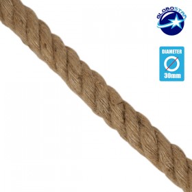 GloboStar Υφασμάτινο Καλώδιο 3x0.75mm² σε Μπεζ Χρώμα 80022