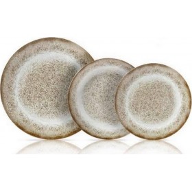 Cryspo Trio Mayo Σερβίτσιο Πιάτων από Πορσελάνη Καφέ 20τμχ Cryspo Trio Mayo Σερβίτσιο Πιάτων από Πορσελάνη Καφέ 20τμχ