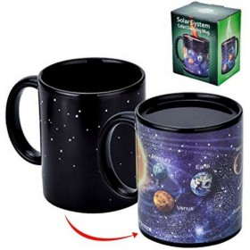 Solar System Κούπα από Πορσελάνη Μαύρη 300ml