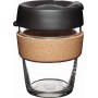 Keep Cup Brew Cork Κούπα Γυάλινη με Καπάκι Black 340ml