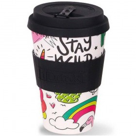iDrink Unicorn Κούπα Μπαμπού με Καπάκι Πολύχρωμη 435mlΚωδικός: ID0103  iDrink Unicorn Κούπα Μπαμπού με Καπάκι Πολύχρωμη 435mlΚωδικός: ID0103