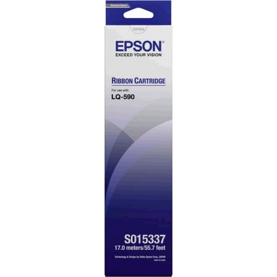 Epson S015337 Μελανοταινία Μαύρο (1τμχ)