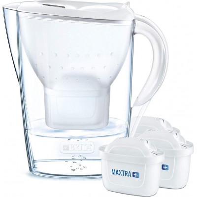 Brita Marella Cool Κανάτα Σερβιρίσματος Πλαστική Λευκή με 3 Ανταλλακτικά Φίλτρα Maxtra+ 2400mlΚωδικός: 1025959 