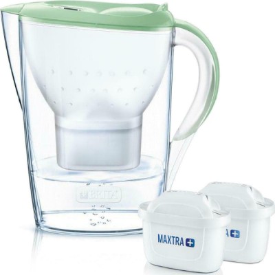 Brita Marella Cool Κανάτα Σερβιρίσματος Πλαστική Light Green με 2 Ανταλλακτικά Φίλτρα Maxtra+ 2400ml