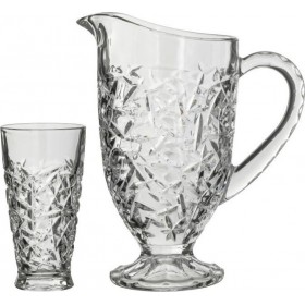 Click Κανάτα Σερβιρίσματος με Ποτήρια ΓυάλινηΚωδικός: 6-60-504-0052 