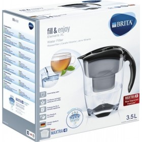 Brita Elemaris XL Κανάτα Σερβιρίσματος Πλαστική Black με Φίλτρο 3500mlΚωδικός: 076498  Brita Elemaris XL Κανάτα Σερβιρίσματος Πλαστική Black με Φίλτρο 3500mlΚωδικός: 076498