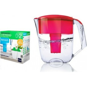 Ecosoft Κανάτα Σερβιρίσματος Πλαστική Raspberry με 2 Ανταλλακτικά Φίλτρα 5000ml Ecosoft Κανάτα Σερβιρίσματος Πλαστική Raspberry με 2 Ανταλλακτικά Φίλτρα 5000ml