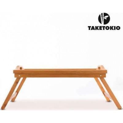 TakeTokio Δίσκος Κρεβατιού Ξύλινος Καφέ 50x30cmΚωδικός: B1020196 