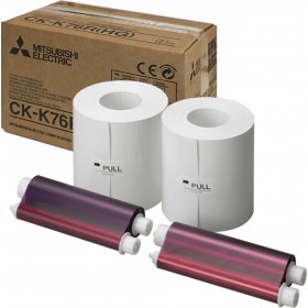 Mitsubishi CK-K76RHG Μελανοταινία & Χαρτί για CP-K60DW-S (2τμχ) Mitsubishi CK-K76RHG Μελανοταινία & Χαρτί για CP-K60DW-S (2τμχ)