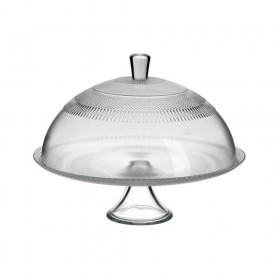 Click Τουρτιέρα Γυάλινη με Καπάκι και Πόδι Διάφανη 30x30x26cmΚωδικός: 6-60-185-0001  Click Τουρτιέρα Γυάλινη με Καπάκι και Πόδι Διάφανη 30x30x26cmΚωδικός: 6-60-185-0001