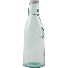 Nef-Nef Authentic Μπουκάλι Νερού Γυάλινο με Κλιπ Διάφανο 1000ml Nef-Nef Authentic Μπουκάλι Νερού Γυάλινο με Κλιπ Διάφανο 1000ml