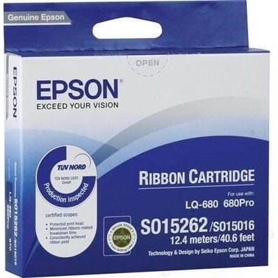 Epson S015262 Μελανοταινία για LQ-680/680Pro Μαύρο (1τμχ)