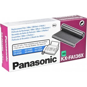 Panasonic KX-FA136X Μελανοταινία Μαύρο (2τμχ) Panasonic KX-FA136X Μελανοταινία Μαύρο (2τμχ)