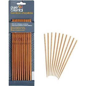 Kitchen Craft Chopsticks από Μπαμπού σε Καφέ Χρώμα 10τμχ Kitchen Craft Chopsticks από Μπαμπού σε Καφέ Χρώμα 10τμχ