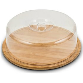 Nava Terrestrial Τυριέρα από Μπαμπού σε Καφέ Χρώμα