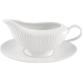 Oriana Ferelli PW5 Σαλτσιέρα από Πορσελάνη σε Λευκό Χρώμα