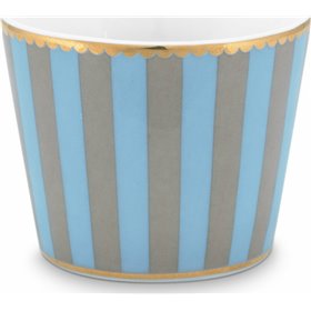 PiP Studio Love Birds Stripes Αυγοθήκη από Πορσελάνη σε Μπλε Χρώμα PiP Studio Love Birds Stripes Αυγοθήκη από Πορσελάνη σε Μπλε Χρώμα