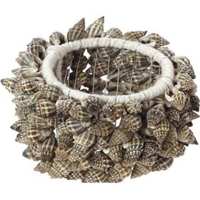 Espiel YRA211K6 Δαχτυλίδι Πετσέτας Μεταλλικό σε Μπεζ Χρώμα 6τμχ