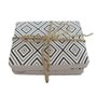 Inart Σουβέρ Ξύλινο Λευκό 10x10cm 6τμχΚωδικός: 3-70-686-0050 