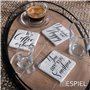 Espiel Coffee Σουβέρ Κεραμικό Λευκό 9.5x9.5cm 6τμχΚωδικός: NIK315 