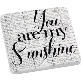 Espiel Sunshine Σουβέρ Κεραμικό Λευκό 9.5x9.5cm 6τμχΚωδικός: NIK316 