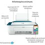 HP DeskJet 2721e AiO Έγχρωμο Πολυμηχάνημα Inkjet με WiFi και Mobile Print