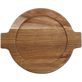 Espiel Πλατώ Σερβιρίσματος Στρογγυλό Ξύλινο 20.5x16.5x1.5cmΚωδικός: NOL214 