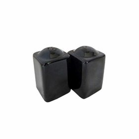 Art et Lumiere Imagination Σετ Αλατοπίπερο Κεραμικό Μαύρο 2τμχ