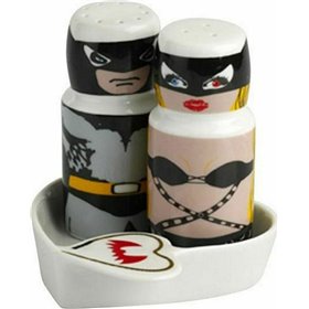 Espiel Super Heroes Σετ Αλατοπίπερο Κεραμικό με Βάση 2τμχ
