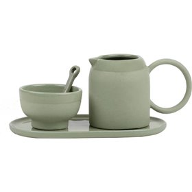 Raeder Mix & Match Σετ Γαλατιέρα & Ζαχαριέρα Σερβιρίσματος Κεραμική σε Πράσινο Χρώμα Raeder Mix & Match Σετ Γαλατιέρα & Ζαχαριέρα Σερβιρίσματος Κεραμική σε Πράσινο Χρώμα