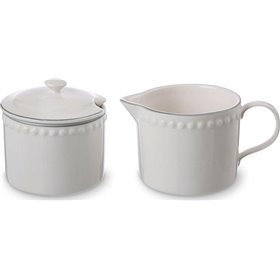 Signature Σετ Γαλατιέρα & Ζαχαριέρα Σερβιρίσματος από Πορσελάνη σε Λευκό Χρώμα 2τμχ Signature Σετ Γαλατιέρα & Ζαχαριέρα Σερβιρίσματος από Πορσελάνη σε Λευκό Χρώμα 2τμχ