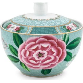 PiP Studio Blushing Birds Ζαχαριέρα Σερβιρίσματος από Πορσελάνη σε Μπλε Χρώμα PiP Studio Blushing Birds Ζαχαριέρα Σερβιρίσματος από Πορσελάνη σε Μπλε Χρώμα