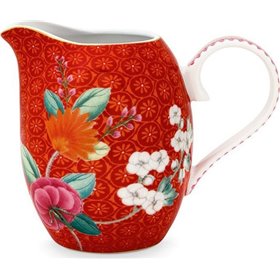 PiP Studio Blushing Birds Γαλατιέρα Σερβιρίσματος από Πορσελάνη σε Κόκκινο Χρώμα PiP Studio Blushing Birds Γαλατιέρα Σερβιρίσματος από Πορσελάνη σε Κόκκινο Χρώμα