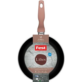 Fest Lithos Τηγάνι από Αλουμίνιο με Αντικολλητική Επίστρωση 24cmΚωδικός: 0061252  Fest Lithos Τηγάνι από Αλουμίνιο με Αντικολλητική Επίστρωση 24cmΚωδικός: 0061252