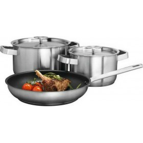 AEG Σετ Μαγειρικά Σκεύη από Ανοξείδωτο Ατσάλι Ασημί με Αντικολλητική Επίστρωση 9029798205 3τμχ AEG Σετ Μαγειρικά Σκεύη από Ανοξείδωτο Ατσάλι Ασημί με Αντικολλητική Επίστρωση 9029798205 3τμχ