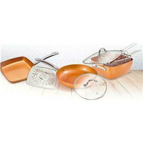 Gem Σετ Μαγειρικά Σκεύη από Αλουμίνιο Copper BN5509 7τμχ Gem Σετ Μαγειρικά Σκεύη από Αλουμίνιο Copper BN5509 7τμχ