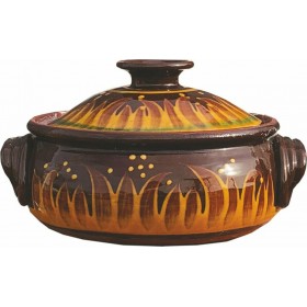 Karageorgos Bros Γάστρα Στρογγυλή Πήλινη 32x32cm Karageorgos Bros Γάστρα Στρογγυλή Πήλινη 32x32cm