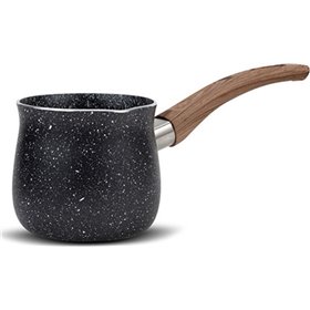 Nava Nature Μπρίκι Ηλεκτρικό / Υγραερίου από Αλουμίνιο σε Μαύρο Χρώμα Αντικολλητικό 430mlΚωδικός: 10-104-006 