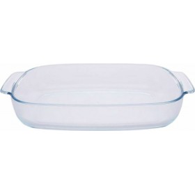 Estia Crystal Ορθογώνιο Πυρίμαχο Σκεύος Γυάλινο 3700ml