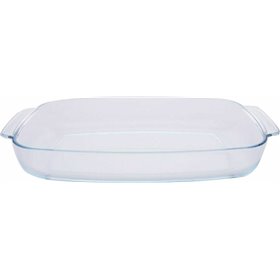 Estia Crystal Ορθογώνιο Πυρίμαχο Σκεύος Γυάλινο 2900ml