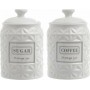 Click Βάζο Καφέ από Πορσελάνη σε Λευκό Χρώμα 10x10x16cm 2τμχΚωδικός: 6-60-690-0005 