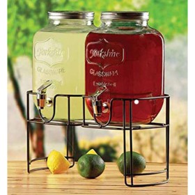 Homestyle Βάζο Γενικής Χρήσης Γυάλινο Αεροστεγές Με Βρυσάκι 4000ml 2τμχΚωδικός: 37110268  Homestyle Βάζο Γενικής Χρήσης Γυάλινο Αεροστεγές Με Βρυσάκι 4000ml 2τμχΚωδικός: 37110268