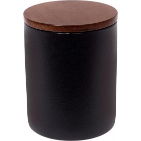 Cryspo Trio Acacia Βάζο Ζάχαρη από Πορσελάνη σε Μαύρο Χρώμα 10.2x10.2cmΚωδικός: 65.000.213  Cryspo Trio Acacia Βάζο Ζάχαρη από Πορσελάνη σε Μαύρο Χρώμα 10.2x10.2cmΚωδικός: 65.000.213