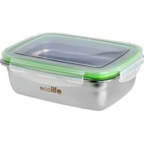 Ecolife Δοχείο Φαγητού Inox Πράσινο 850mlΚωδικός: 33-FC-9084 