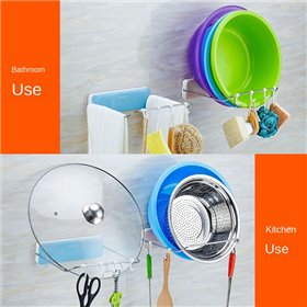 Ecoco Βάση Οργάνωσης Κουζίνας Πλαστική σε Λευκό Χρώμα E1717