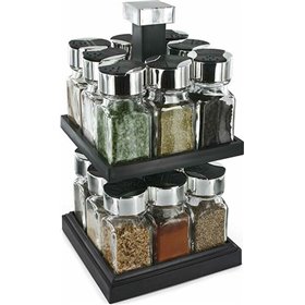 Θήκη Μπαχαρικών σε Περιστρεφόμενη Βάση 16τμχ Θήκη Μπαχαρικών σε Περιστρεφόμενη Βάση 16τμχ