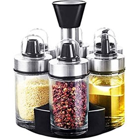 Θήκη Μπαχαρικών σε Βάση 7τμχ Θήκη Μπαχαρικών σε Βάση 7τμχ